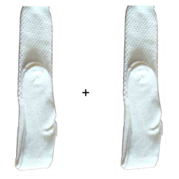 Lot de 2 paires de chaussettes laine Mac Callum écru