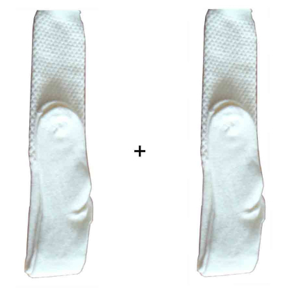 Lot de 2 paires de chaussettes laine Mac Callum écru