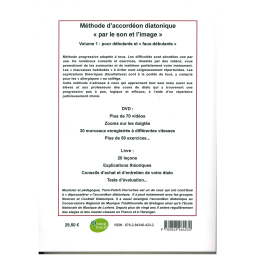 Méthode d'accordéon diatonique avec DVD - volume 1